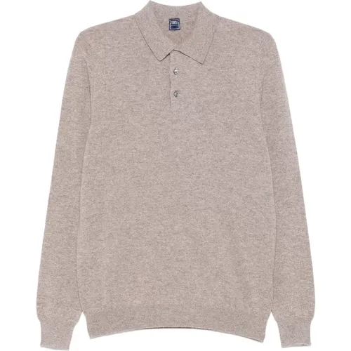 Luxuriöses Cashmere Polo Shirt - Fedeli - Modalova