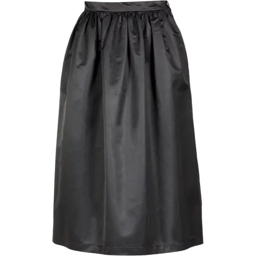 Long Skirt in Technical Fabric , female, Sizes: L, M - Douuod Woman - Modalova