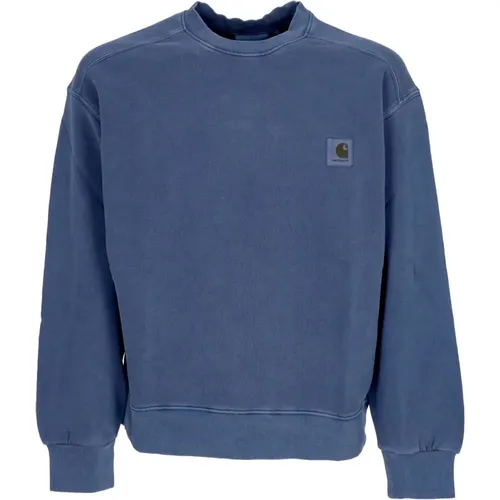 Elder Garment Dyed Crewneck Sweatshirt , Herren, Größe: M - Carhartt WIP - Modalova