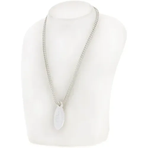 Pre-owned Jewellery, female, , Size: ONE SIZE Pre-owned Silver necklaces - Tiffany & Co. Pre-owned - Modalova