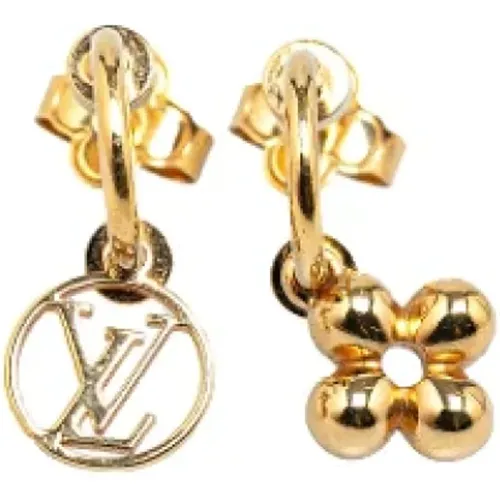 Pre-owned Jewellery, female, , Size: ONE SIZE Pre-owned Metal earrings - Louis Vuitton Vintage - Modalova