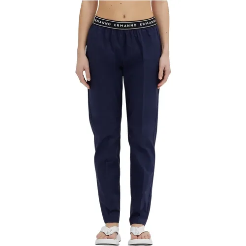 Straight Trousers, female, , Size: M Straight Trousers - Ermanno Scervino - Modalova