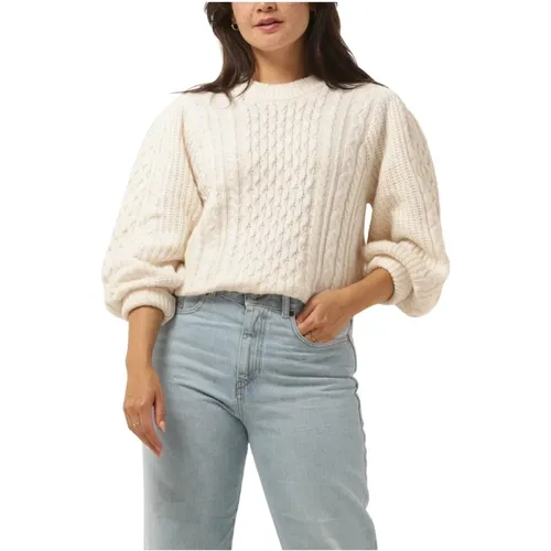 Peony Pullover Sweater , Damen, Größe: M/L - moss copenhagen - Modalova