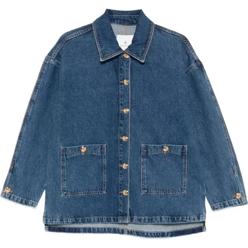 Denim Jackets, female, , Size: M Outerwear Jacket - Anine Bing - Modalova