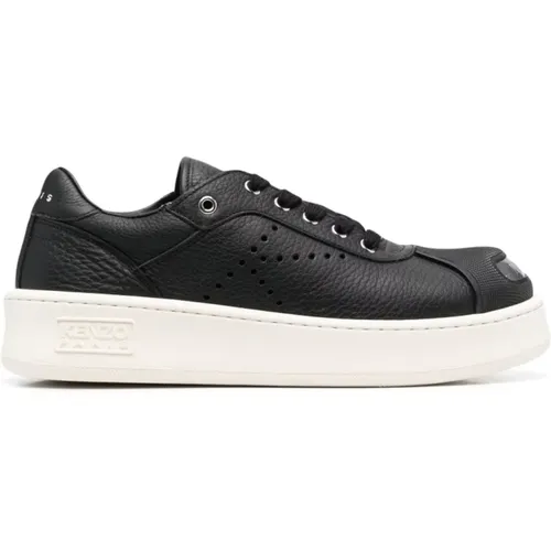 Gym Shoes, and Grey Leather , male, Sizes: 9 UK - Kenzo - Modalova