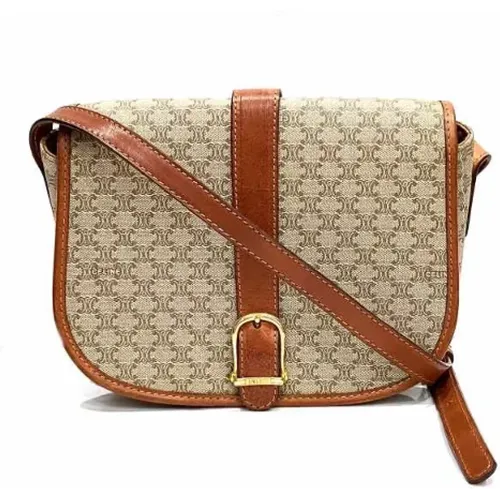 Pre-owned Cross Body Bags, female, , Size: ONE SIZE Pre-owned Canvas celine-bags - Celine Vintage - Modalova