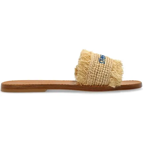 Sliders, female, , Size: 6 US Slides capsule Summer Lovers - Dsquared2 - Modalova