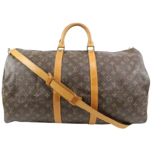 Pre-owned Weekend Bags, female, , Size: ONE SIZE Pre-owned Canvas louis-vuitton-bags - Louis Vuitton Vintage - Modalova