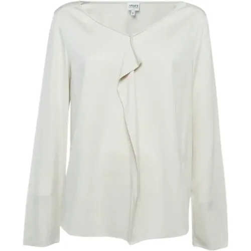 Pre-owned Shirts & Blouses, female, , Size: L Pre-owned Satin tops - Armani Pre-owned - Modalova