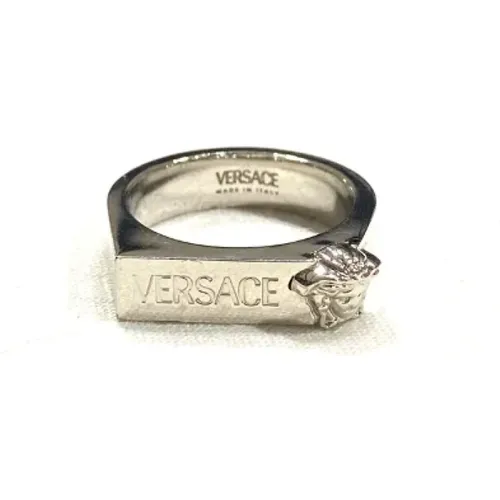 Pre-owned Jewellery, female, , Size: ONE SIZE Pre-owned Metal rings - Versace Pre-owned - Modalova