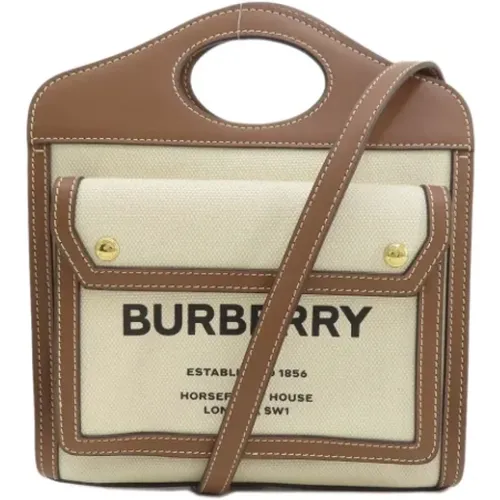 Pre-owned Handbags, female, , Size: ONE SIZE Pre-owned Canvas handbags - Burberry Vintage - Modalova