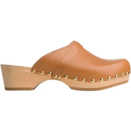 Rock Clog with Golden Studs , female, Sizes: 5 UK, 6 UK, 3 UK - Youyou - Modalova