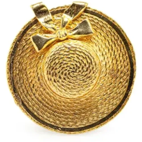 Pre-owned Jewellery, female, , Size: ONE SIZE Pre-owned Metal brooches - Chanel Vintage - Modalova