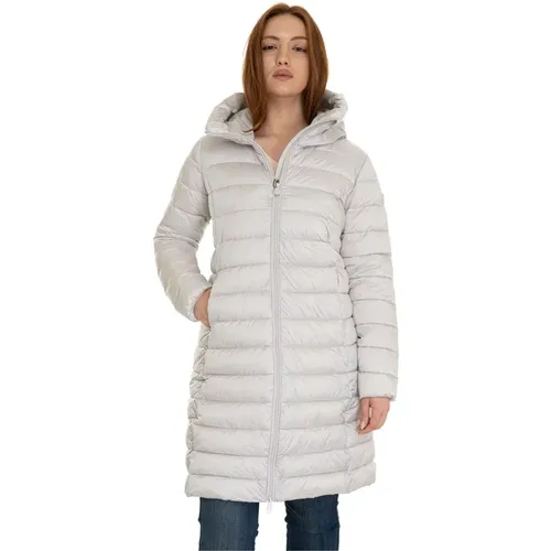 Parkas, female, , Size: M Quilted Saffron Hooded Jacket - Save The Duck - Modalova