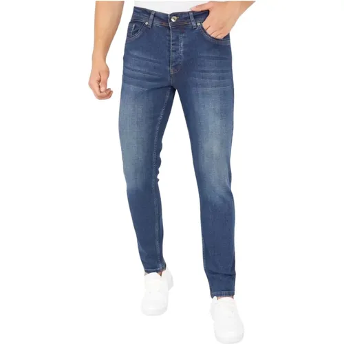 Regular Fit Slim Jeans , Herren, Größe: W32 - True Rise - Modalova