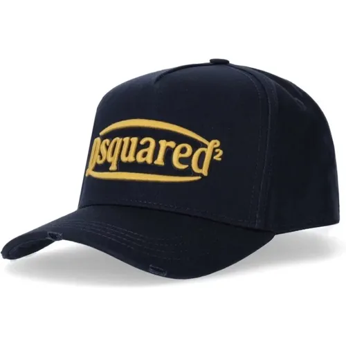 Caps, male, , Size: ONE SIZE Logo Baseball CAP - Dsquared2 - Modalova