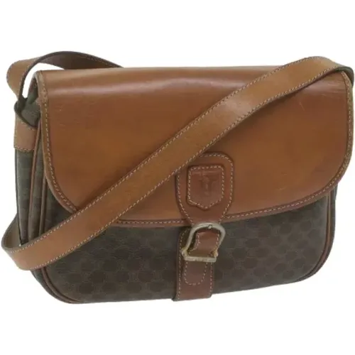 Pre-owned Cross Body Bags, female, , Size: ONE SIZE Pre-owned Canvas celine-bags - Celine Vintage - Modalova