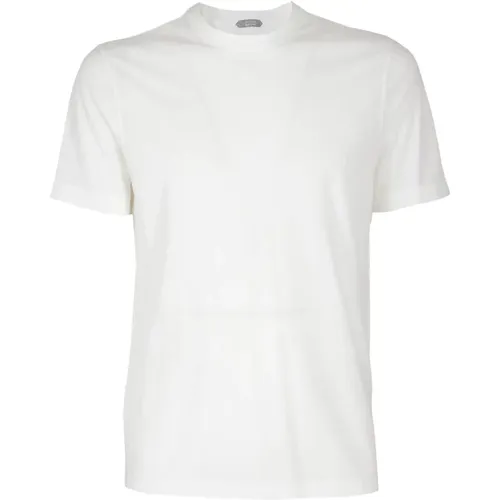 T-Shirts , male, Sizes: 2XL, M - Zanone - Modalova