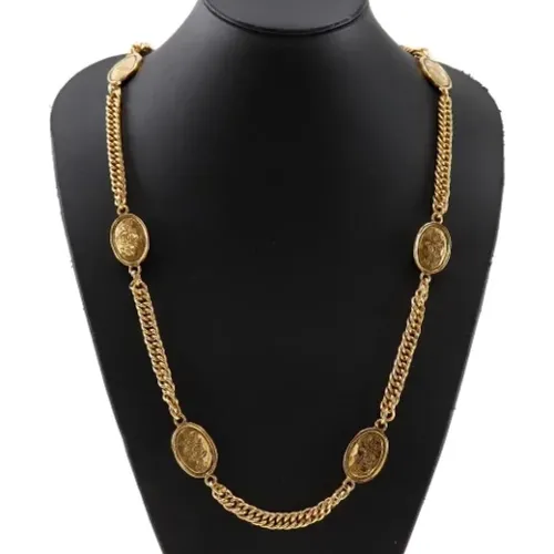 Pre-owned Gold necklaces , female, Sizes: ONE SIZE - Chanel Vintage - Modalova