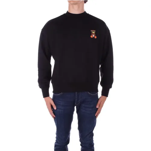 Schwarzer Logo Front Sweater , Herren, Größe: XS - BARROW - Modalova