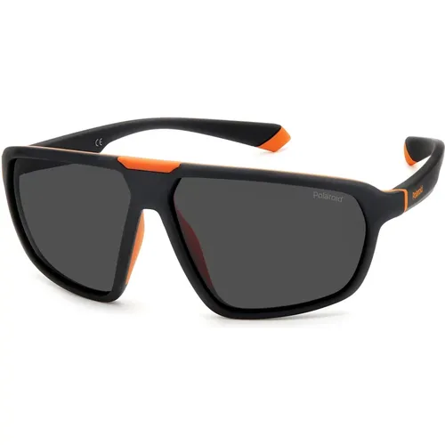 Sunglasses, unisex, , Size: 61 MM Matte Orange Sunglasses - Polaroid - Modalova