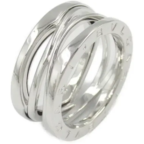 Pre-owned Jewellery, female, , Size: ONE SIZE Pre-owned White Gold rings - Bvlgari Vintage - Modalova