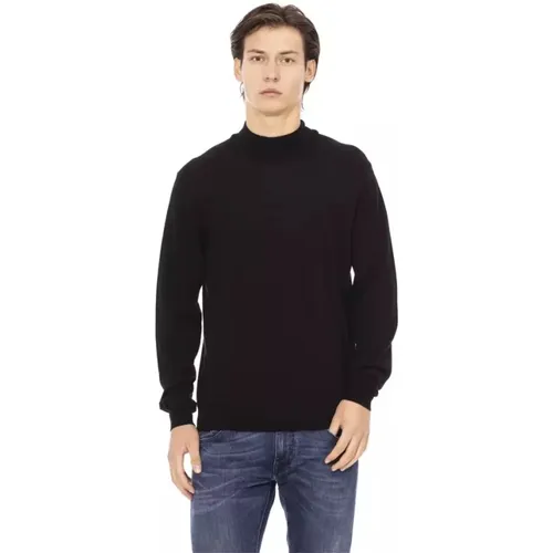 Turtlenecks, male, , Size: M Monogram Turtleneck Sweater - Baldinini - Modalova