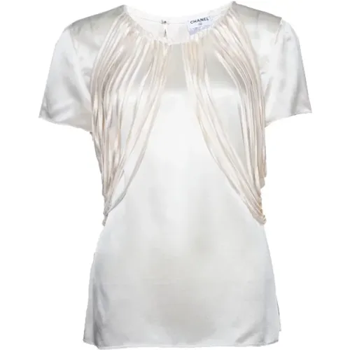 Pre-owned Silk tops , female, Sizes: L - Chanel Vintage - Modalova