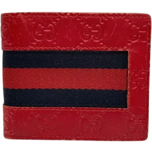 Pre-owned Wallets, female, , Size: ONE SIZE Pre-owned Leather wallets - Gucci Vintage - Modalova