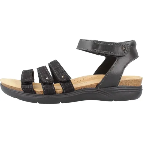 Stilvolle Flache Sandalen für Frauen , Damen, Größe: 39 EU - Clarks - Modalova