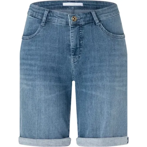 Weiche leichte Denim-Shorts , Damen, Größe: L - MAC - Modalova