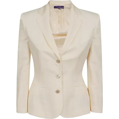 White Jackets for Women Ss24 , female, Sizes: M, XS, XL - Ralph Lauren - Modalova