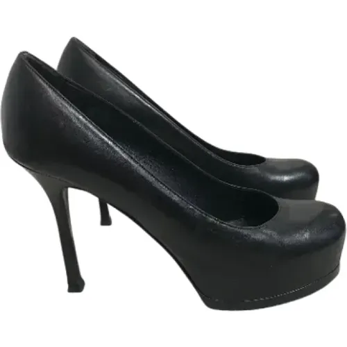 Pre-owned Pumps, female, , Size: 8 US Pre-owned Leather heels - Yves Saint Laurent Vintage - Modalova