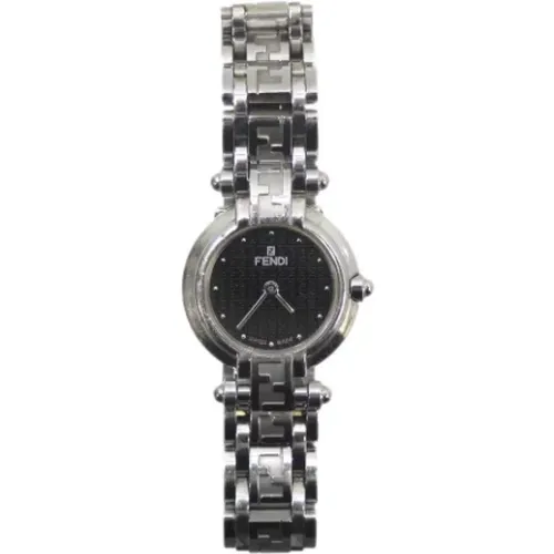 Pre-owned Watches, female, , Size: ONE SIZE Pre-owned Stainless Steel watches - Fendi Vintage - Modalova