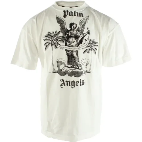 T-Shirts , Herren, Größe: M - Palm Angels - Modalova