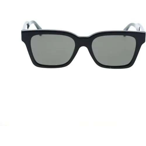 Sunglasses, unisex, , Size: 52 MM Square Sunglasses with Gold Accents - Retrosuperfuture - Modalova