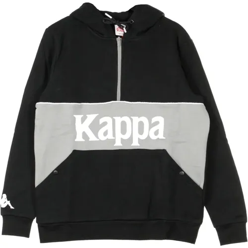Zip-throughs, male, , Size: S Mens Zip Hoodie /Grey - Kappa - Modalova