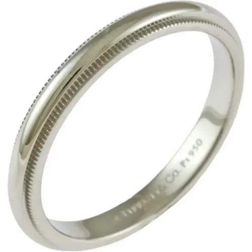 Pre-owned Jewellery, female, , Size: ONE SIZE Pre-owned Platinum rings - Tiffany & Co. Pre-owned - Modalova