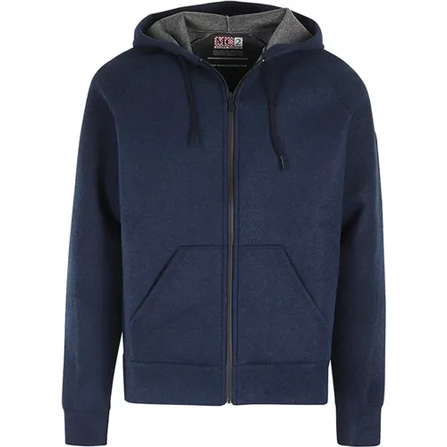 Zip-throughs, male, , Size: L Zip Hoodie Jacket - MC2 Saint Barth - Modalova