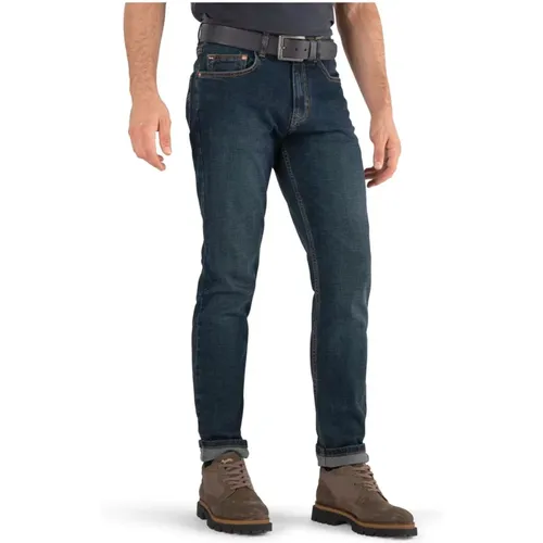 Blaue Denim Jeans 5-Pocket , Herren, Größe: W32 - Harmont & Blaine - Modalova