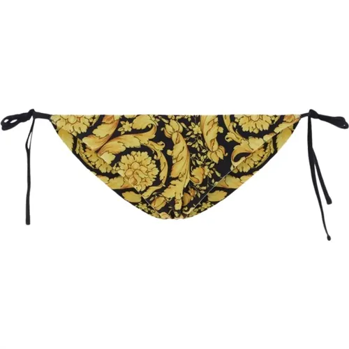 Barocco Bikini Bottoms , female, Sizes: S - Versace - Modalova