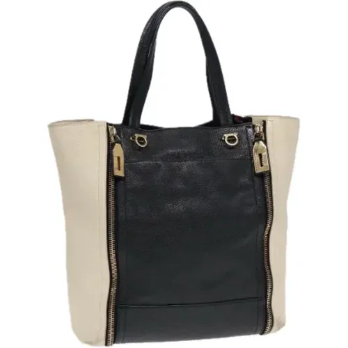 Pre-owned Tote Bags, female, , Size: ONE SIZE Pre-owned Leather shoulder-bags - Salvatore Ferragamo Pre-owned - Modalova