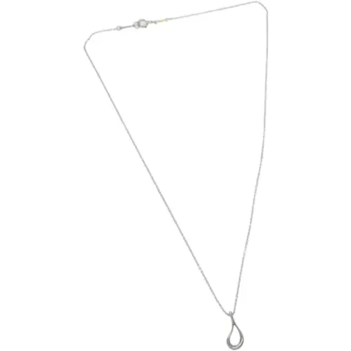 Pre-owned Jewellery, female, , Size: ONE SIZE Pre-owned Silver necklaces - Tiffany & Co. Pre-owned - Modalova