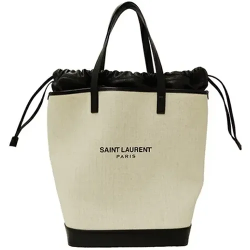 Pre-owned Tote Bags, female, , Size: ONE SIZE Pre-owned Coated canvas handbags - Yves Saint Laurent Vintage - Modalova