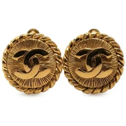 Pre-owned Gold chanel-jewelry , female, Sizes: ONE SIZE - Chanel Vintage - Modalova