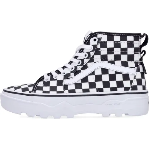 Sneakers, female, , Size: 5 US Checkerboard Sk8-hi Womens High Sneaker - Vans - Modalova