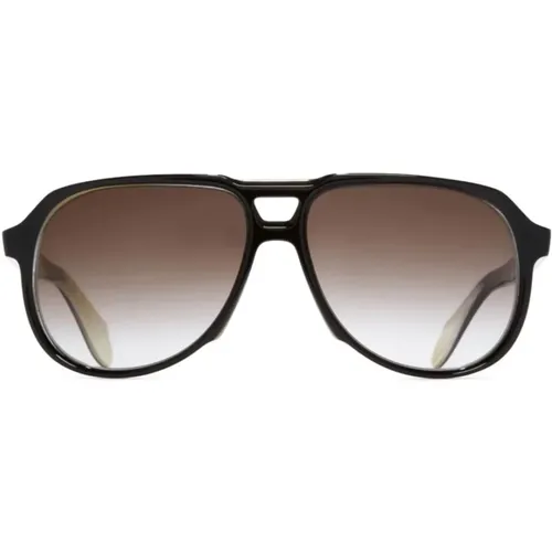 Sunglasses, unisex, , Size: ONE SIZE Horn Acetate Sunglasses - Cutler And Gross - Modalova