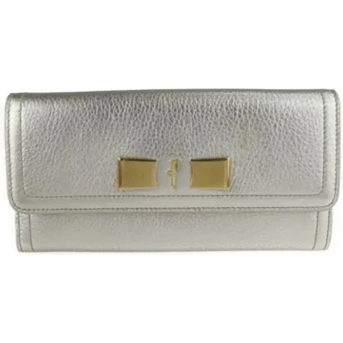 Pre-owned Wallets, female, , Size: ONE SIZE Pre-owned Leather wallets - Salvatore Ferragamo Pre-owned - Modalova