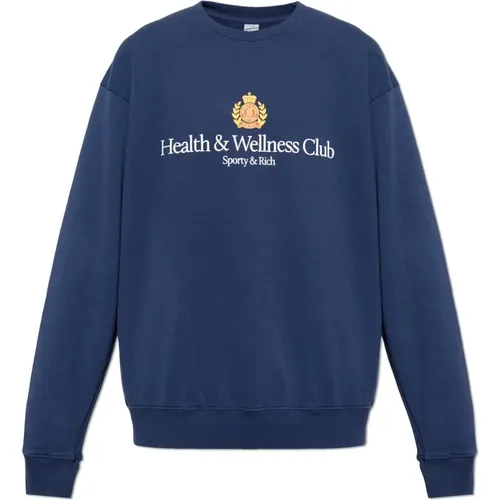 Sweatshirts, unisex, , Size: M Sweatshirt from the NY Crest collection - Sporty & Rich - Modalova