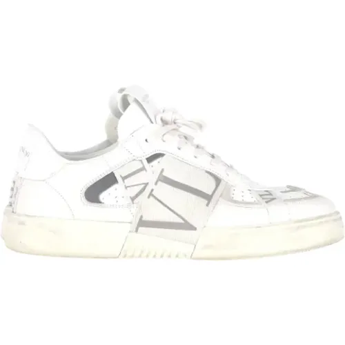 Pre-owned Sneakers, male, , Size: 9 US Pre-owned Leather sneakers - Valentino Vintage - Modalova